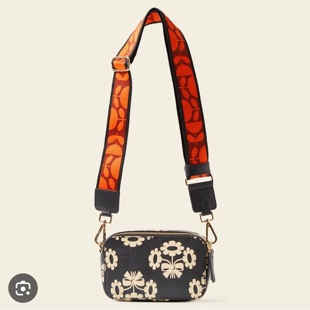 Orla Kiely duo crossbody in posy flower midnight NWT